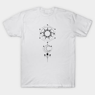 Sun and Moon | Cosmic Wedding T-Shirt